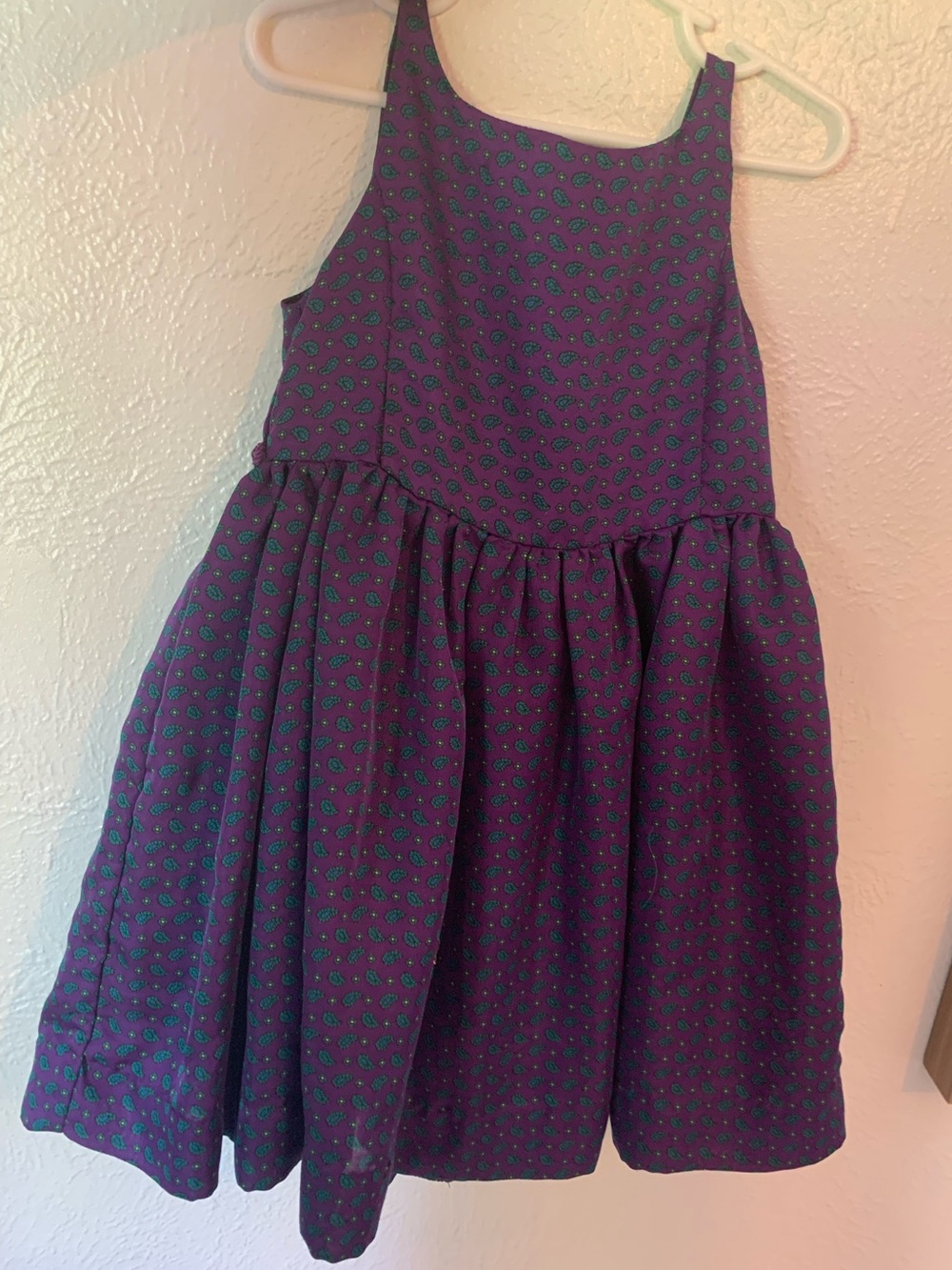 Girls Purple Paisley  Ralph Lauren dress